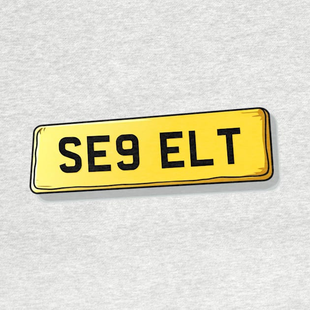 SE9 ELT Eltham Number Plate by We Rowdy